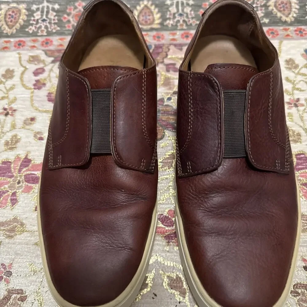 Frye Shoes Men Size‎ 10 Brown Casual Sneaker Leather Style 7200043